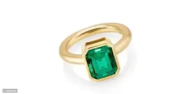 Premium Green Brass Rings With Stone For Men-thumb0