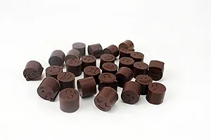 28 Cavity Emoji Shape Silicone Chocolate Mould (Brown) combo of 2-thumb1
