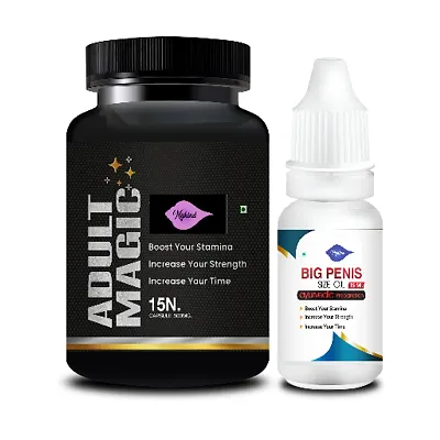 Buy Adult Magic Capsules And Big Penis Size Oil For Promotes