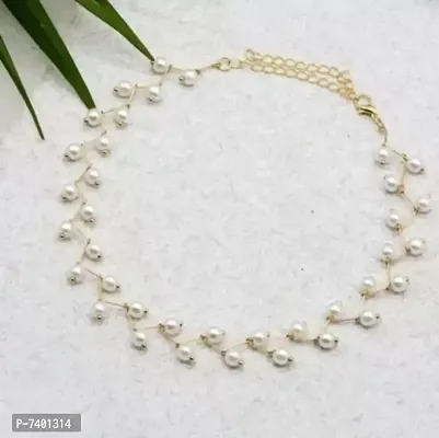 Latest Design Pearl Necklace for Women  Girls-thumb0
