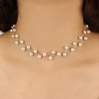 Latest Design Pearl Necklace for Women  Girls-thumb1