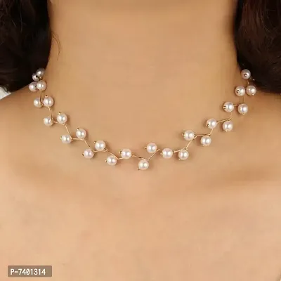 Latest Design Pearl Necklace for Women  Girls-thumb2