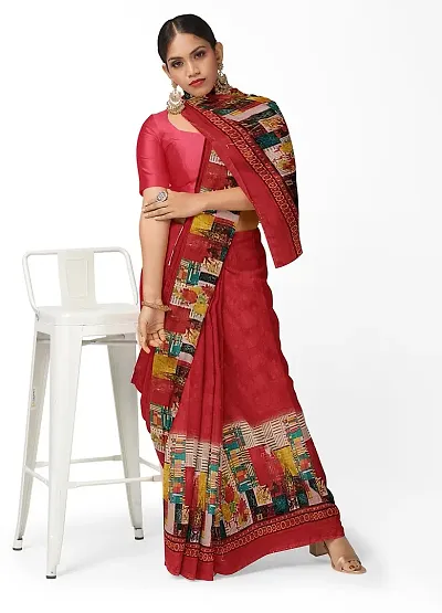 Beautiful Georgette Saree with Blouse piece