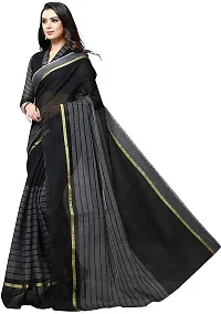 Stylish Fancy Cotton Silk Saree With Blouse Piece For Women Pack Of 1-thumb2