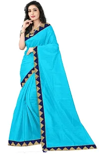 Stylish Fancy Art Silk Saree With Blouse Piece Combo For Women Pack Of 2-thumb2