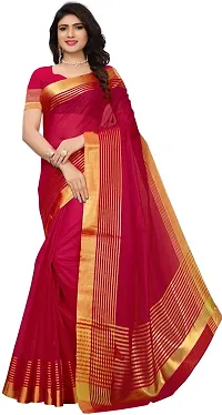 Stylish Fancy Cotton Silk Saree With Blouse Piece Combo For Women Pack Of 2-thumb4