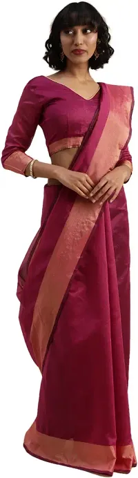 Best Selling Art Silk Saree with Blouse piece 