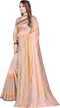 Stylish Fancy Cotton Silk Saree With Blouse Piece For Women Pack Of 1-thumb1