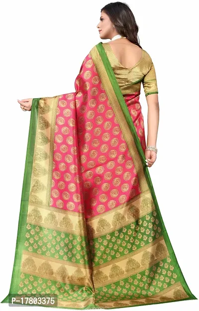 Women Stylish Net Printed Saree with Blouse piece-thumb0