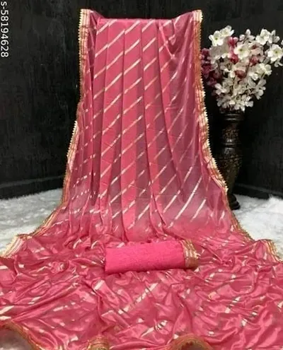 Hot Selling Art Silk Saree with Blouse piece 