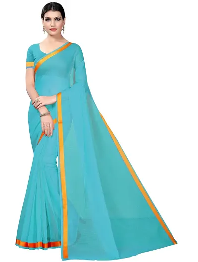 Stylish Art Silk Saree With Blouse Piece For Women