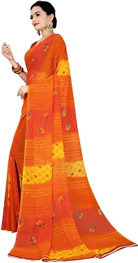 Stylish Fancy Georgette Saree With Blouse Piece For Women Pack Of 1-thumb4