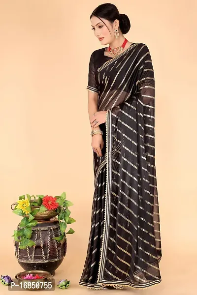 Stylish Women Art Silk Saree with Blouse Piece-thumb2