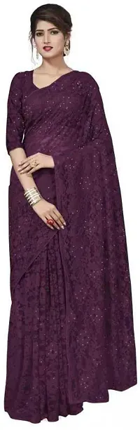 Fancy Saree With Blouse Piece For Women-thumb2