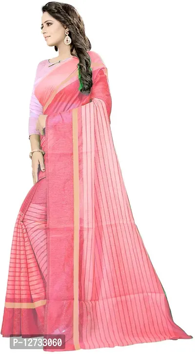 Stylish Fancy Cotton Silk Saree With Blouse Piece For Women Pack Of 1-thumb2