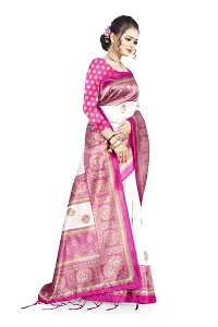 Stylish Fancy Art Silk Saree With Blouse Piece For Women Pack Of 1-thumb3