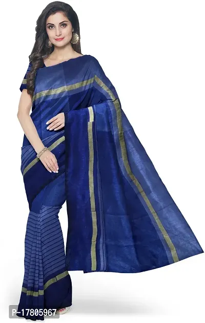 Women Stylish Cotton Silk Printed Saree with Blouse piece-thumb0