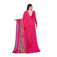 Elegant Georgette Printed Women Saree with Blouse piece-thumb4