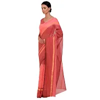 Elegant Cotton Silk Self Pattern Women Saree with Blouse piece-thumb2