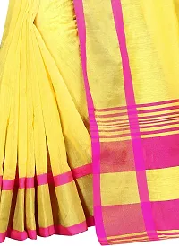 Stylish Fancy Cotton Silk Saree With Blouse Piece For Women Pack Of 1-thumb3