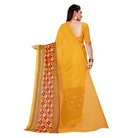 Elegant Georgette Printed Women Saree with Blouse piece-thumb2