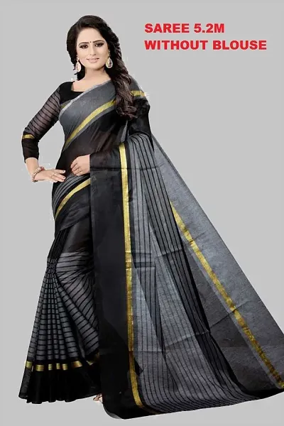 New In Art Silk Saree without Blouse piece 