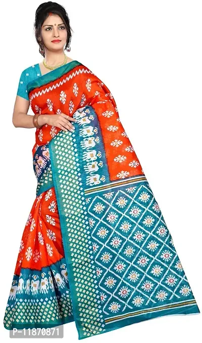 Stylish Fancy Art Silk Saree With Blouse Piece For Women Pack Of 1