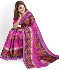 Stylish Fancy Georgette Saree With Blouse Piece For Women Pack Of 1-thumb3