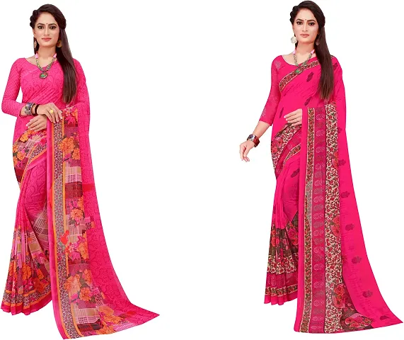 Buy Fancy Lycra Saree With Blouse Piece For Women Online In India