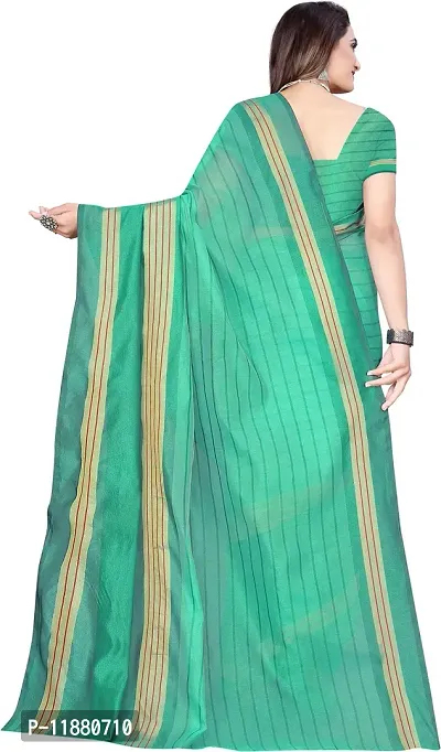 Stylish Fancy Cotton Silk Saree With Blouse Piece For Women Pack Of 1-thumb3