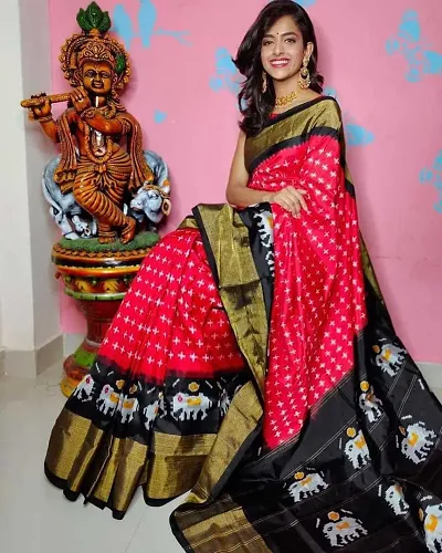 Beautiful Cotton Saree with Blouse piece