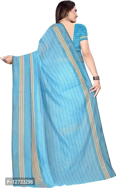 Stylish Fancy Cotton Silk Saree With Blouse Piece For Women Pack Of 1-thumb3