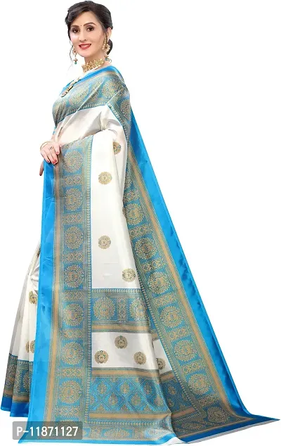 Stylish Fancy Art Silk Saree With Blouse Piece For Women Pack Of 1-thumb3