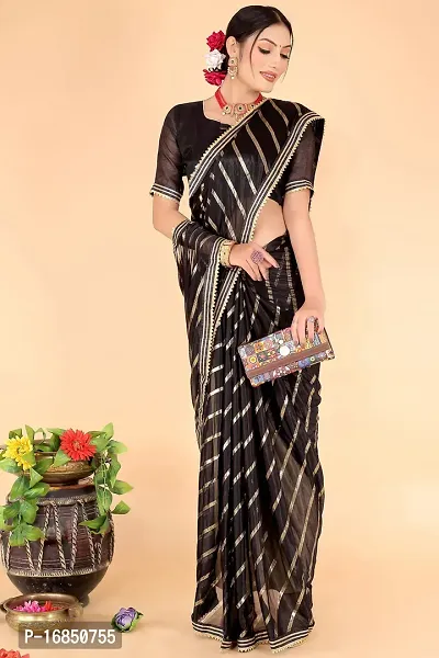 Stylish Women Art Silk Saree with Blouse Piece-thumb4