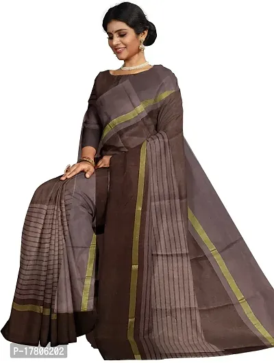 Women Stylish Cotton Silk Printed Saree with Blouse piece-thumb0