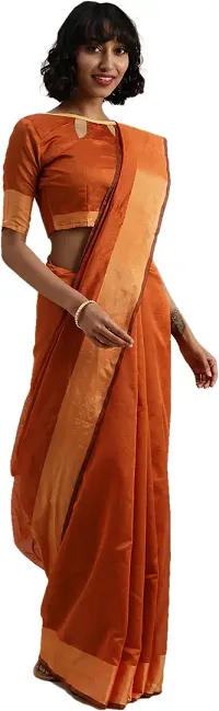 New In Art Silk Saree with Blouse piece 