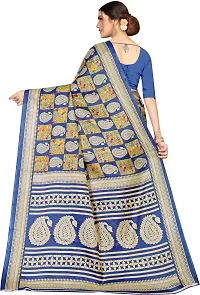 Women Stylish Georgette Printed Saree with Blouse piece-thumb1