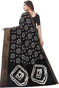 Women Stylish Cotton Silk Printed Saree with Blouse piece-thumb2