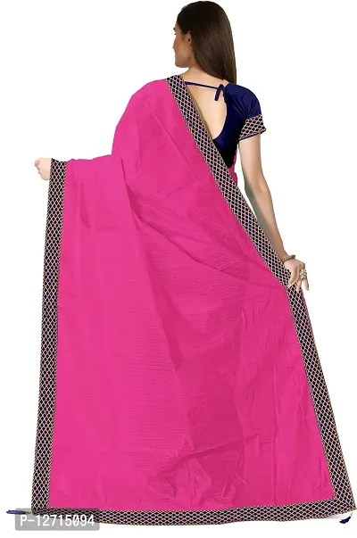 Stylish Fancy Art Silk Saree With Blouse Piece For Women Pack Of 1-thumb2