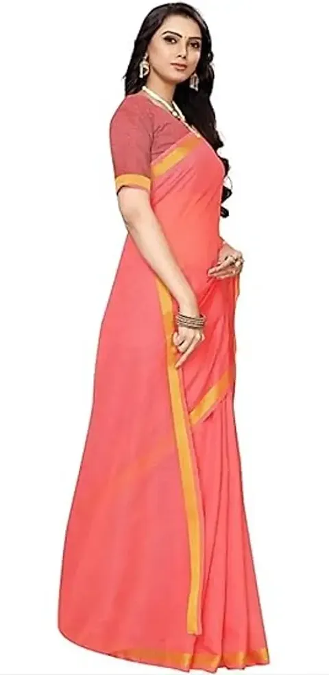 Alluring Cotton Silk Saree with Blouse piece