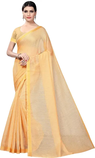 Hot Selling Art Silk Saree with Blouse piece 