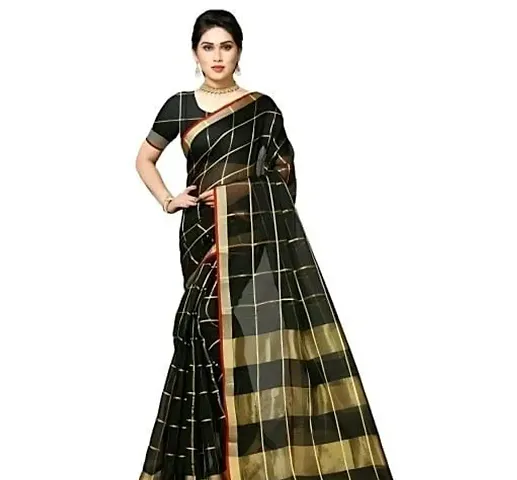 Elegant Art Silk Saree with Blouse piece 