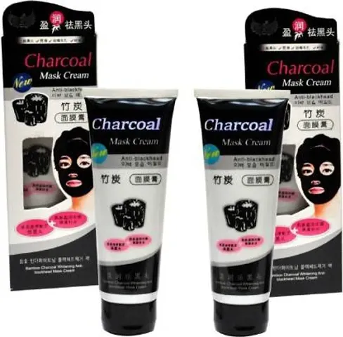 Charcoal Face Mask For Anti-Acne And Blackhead Remover