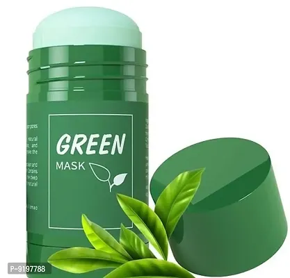 Green Tea Mask Aloe Beauty Anti Acne Purifying Oil Control-thumb0