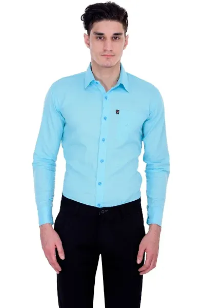 Hot Selling Cotton Blend Long Sleeve Formal Shirt 