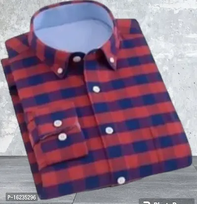 Multicoloured Cotton Blend Checked Casual Shirts For Men-thumb3