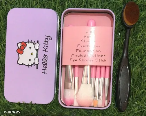 Makeup Brushes With Hello Kitty Print Storage Box and 36h eyeliner