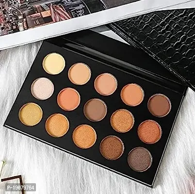 Professional Bridal Eyeshadow Palette 15 Colors Shade For all skin type 30 g (MULTI COLOR)