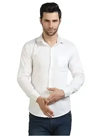 Men's Regular Fit Cotton Plain Casual Shirt  Pack Of 1-thumb1