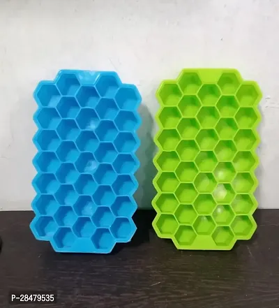 Silicone Honeycomb Design 37 Cavity Ice Cube Moulds Trays  - Color May Vary-thumb2